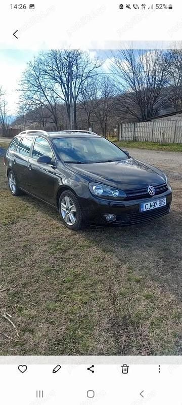 Second-hand VW Golf VI 122 CP (89 kW) 2010 Negru Hatchback