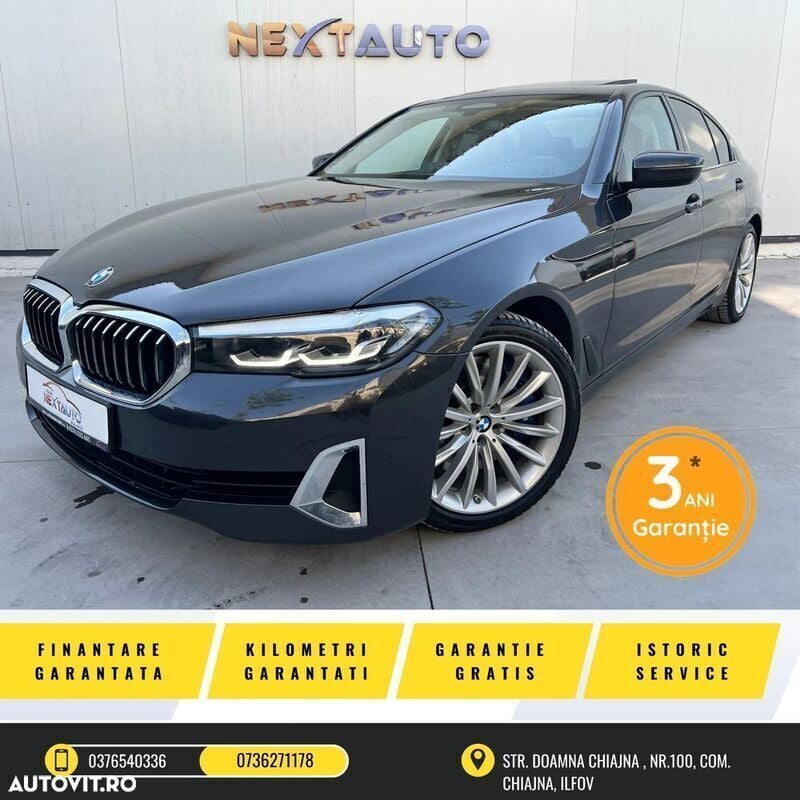 Negru Utilizat 2023 BMW 530 Berlinǎ | 37.999 EUR (Super Preț) - Imagine 1/4
