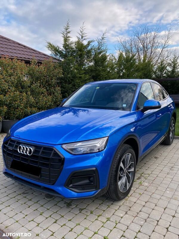 Albastru Utilizat 2022 Audi Q5 Sportback SUV | 36.450 EUR - Imagine 1/4