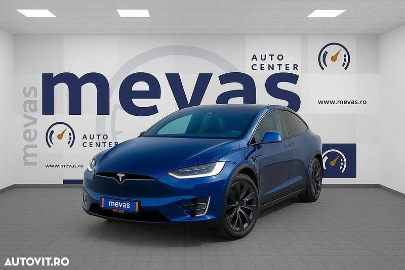 Second-hand Tesla Model X 420 kW (572 CP) 2019 Albastru SUV