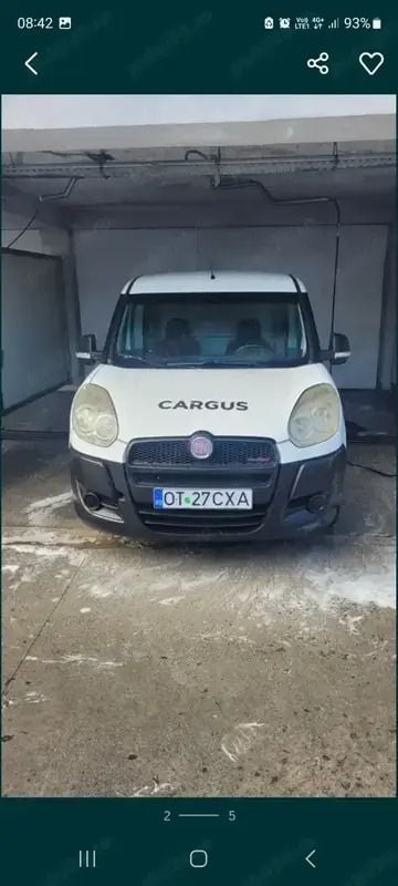 Utilizat 2012 Fiat Doblò Monovolum | 2.800 EUR (Super Preț) - Imagine 1/4