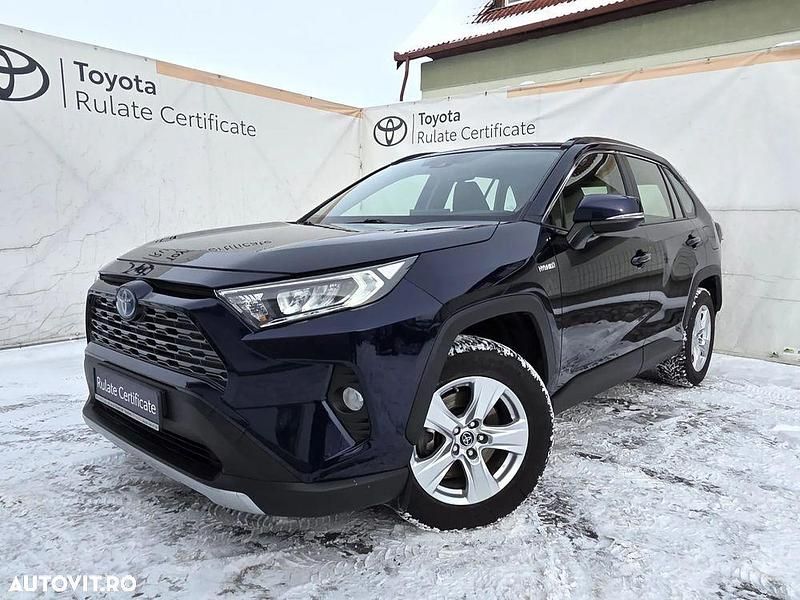 Culoarealbastru Second-hand 2019 Toyota RAV4 Hybrid Comfort SUV | 21.000 EUR (Puțin scump) - Imagine 1/4