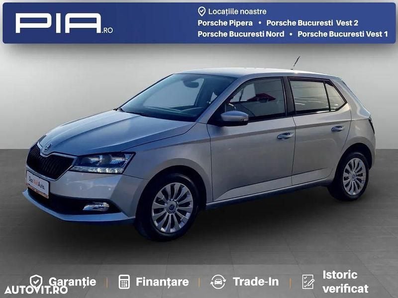Gri mediu normal Second-hand 2020 Skoda Fabia Hatchback | 8.500 EUR (Preț OK) - Imagine 1/4