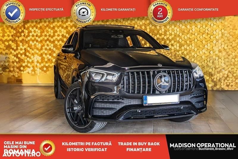 Culoarenegru Utilizat 2021 Mercedes GLE53 AMG AMG SUV | 80.999 EUR (Super Preț) - Imagine 1/4