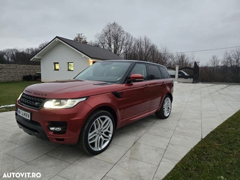 Portocaliu Utilizat 2014 Land Rover Range Rover Sport SUV | 18.600 EUR - Imagine 1/4