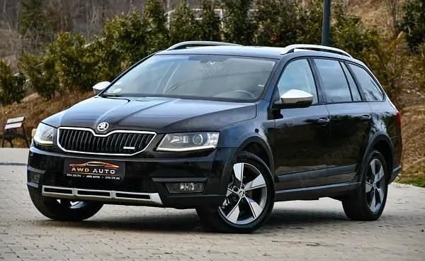 Second-hand Skoda Octavia Scout 184 CP (135 kW) 2016 Negru Break
