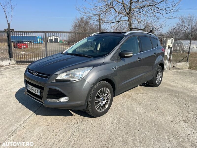 Gri Utilizat 2013 Ford Kuga Titanium SUV | 7.300 EUR (Preț bun) - Imagine 1/4