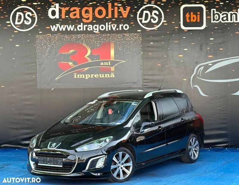 Negru Utilizat 2012 Peugeot 308 Break | 6.499 EUR (Scump) - Imagine 1/4