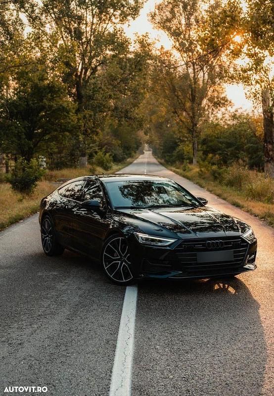 Negru Utilizat 2018 Audi A7 S-Line Hatchback | 38.000 EUR (Puțin scump) - Imagine 1/4