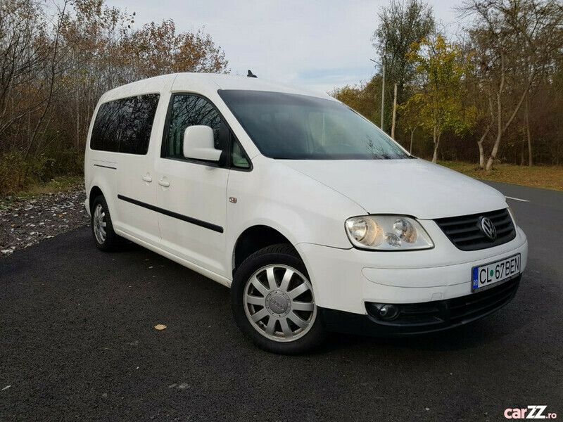 Alb Utilizat 2008 VW Caddy Monovolum | 5.200 EUR (Preț OK) - Imagine 1/4