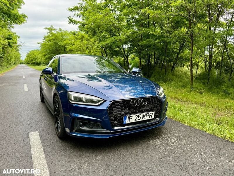 Albastru Utilizat 2017 Audi A5 Sportback Coupe | 25.000 EUR (Scump) - Imagine 1/4