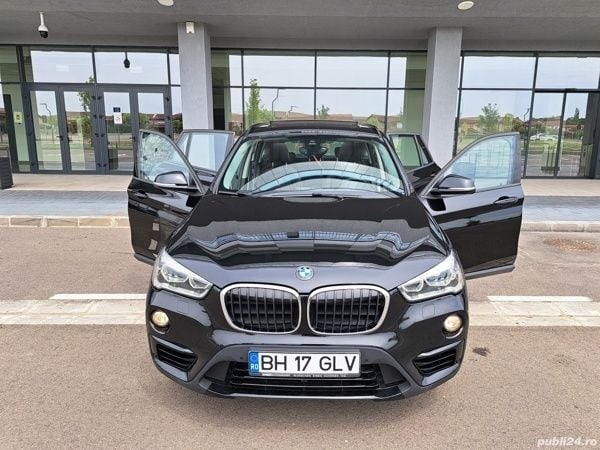 Negru Utilizat 2018 BMW X1 Sport Line SUV | 15.790 EUR (Super Preț) - Imagine 1/4
