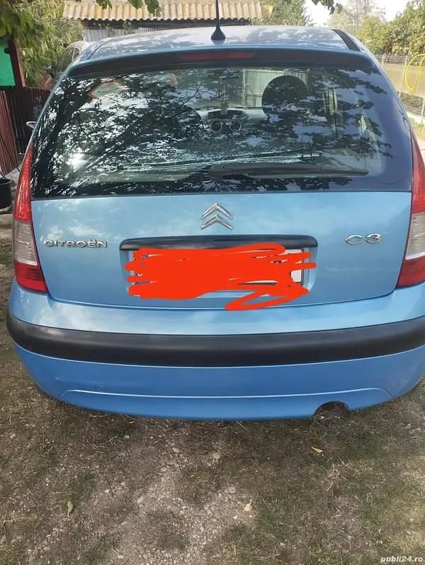 Albastru Utilizat 2007 Citroën C3 Hatchback | 1.850 EUR - Imagine 1/4