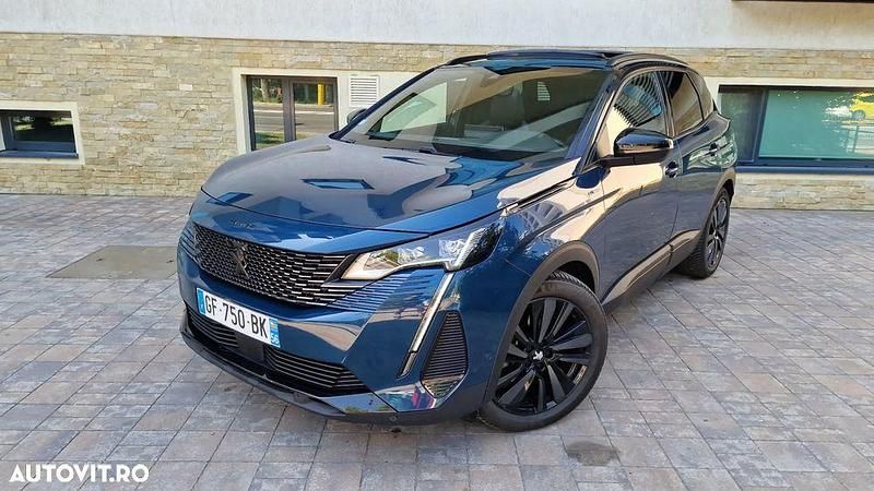 Albastru Utilizat 2022 Peugeot 3008 GT SUV | 24.390 EUR (Puțin scump) - Imagine 1/4