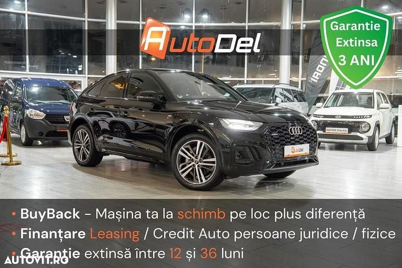 Culoarenegru Utilizat 2022 Audi Q5 Sportback Advanced SUV | 38.500 EUR (Puțin scump) - Imagine 1/4