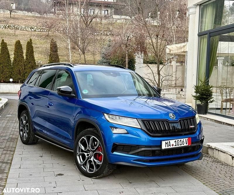 Culoarealbastru Utilizat 2020 Skoda Kodiaq SUV | 24.750 EUR (Super Preț) - Imagine 1/4
