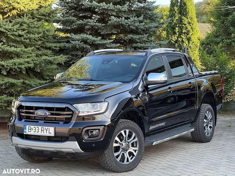 Culoarenegru Utilizat 2021 Ford Ranger Wildtrack Pickup | 33.900 EUR (Preț OK) - Imagine 1/4