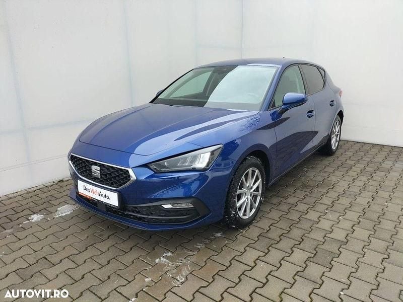 Culoarealbastru Second-hand 2021 Seat Leon Hatchback | 14.300 EUR (Preț OK) - Imagine 1/4