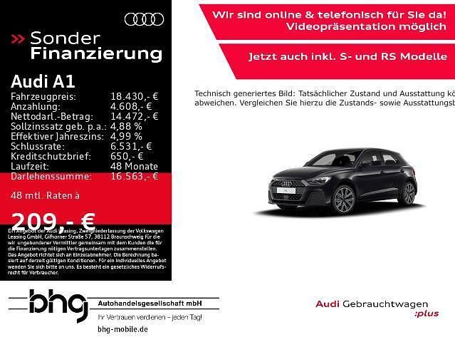 Utilizat 2021 Audi A1 Sportback Hatchback | 20.211 EUR (Preț OK) - Imagine 1/1