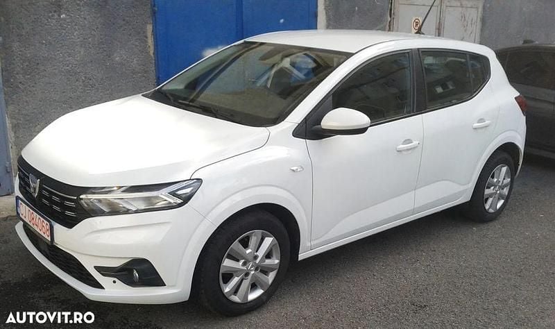 Culoarealb Utilizat 2021 Dacia Sandero Comfort Hatchback | 7.950 EUR (Super Preț) - Imagine 1/4