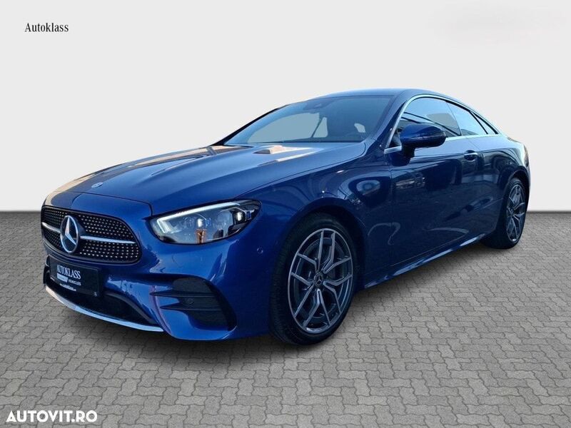 Albastru Utilizat 2023 Mercedes E200 Coupe | 49.385 EUR - Imagine 1/4