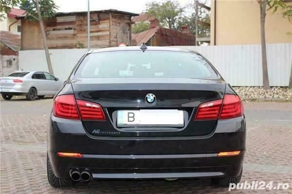 Negru Utilizat 2011 BMW 520 Efficient Dynamics Berlinǎ | 11.990 EUR (Preț OK) - Imagine 1/4