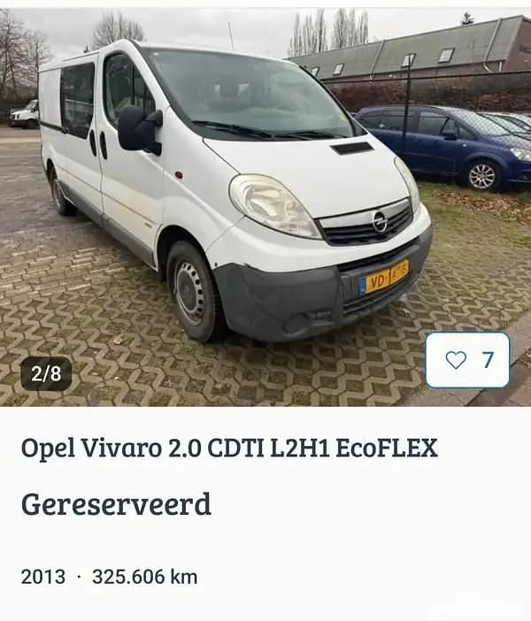 Second-hand Opel Vivaro 114 CP (83 kW) 2013 Monovolum