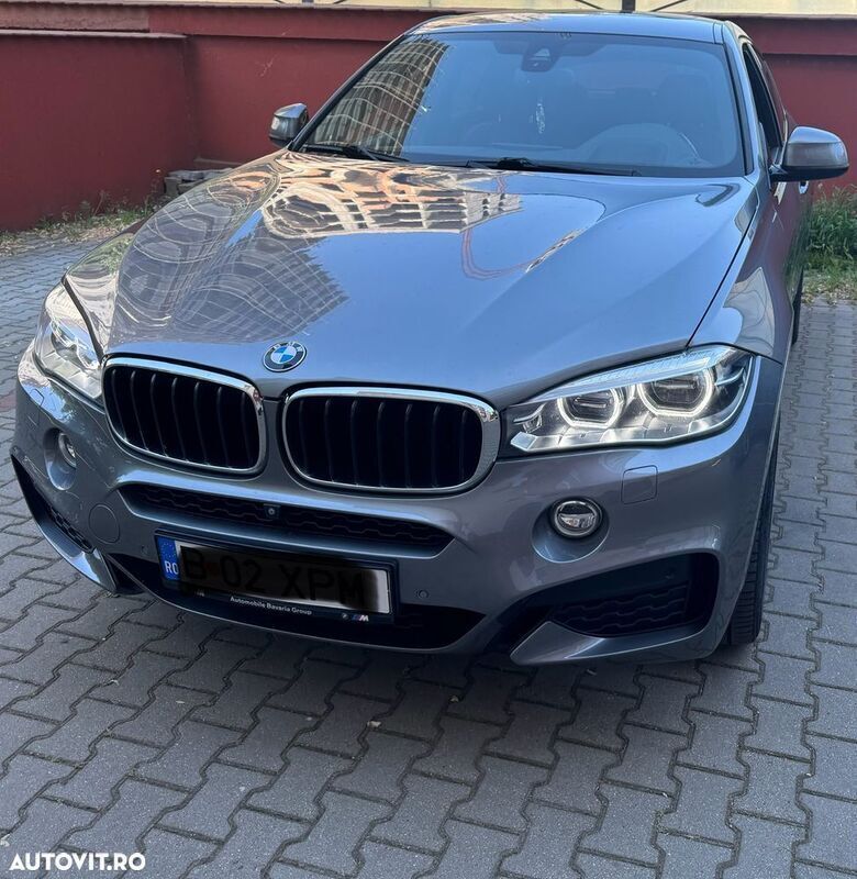 Gri Utilizat 2016 BMW X6 SUV | 25.500 EUR (Super Preț) - Imagine 1/4