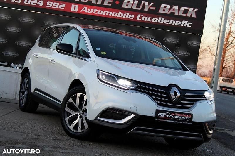 Culoarealb Utilizat 2015 Renault Espace Intens Monovolum | 11.800 EUR (Preț bun) - Imagine 1/4