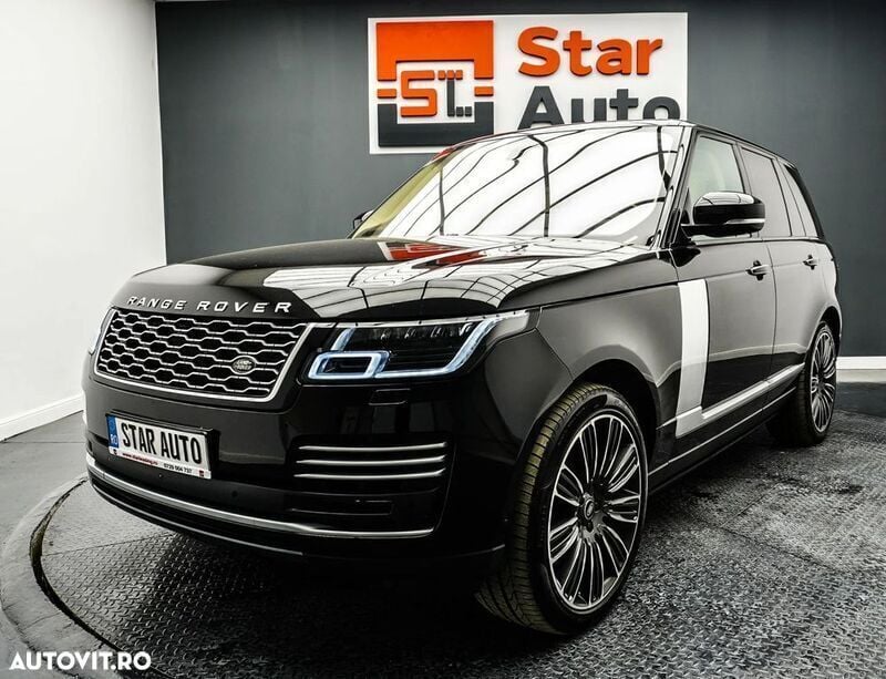 Negru Utilizat 2019 Land Rover Range Rover Vogue SUV | 55.490 EUR - Imagine 1/4