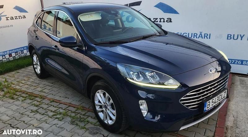 Albastru Utilizat 2021 Ford Kuga Titanium SUV | 16.940 EUR (Preț OK) - Imagine 1/4