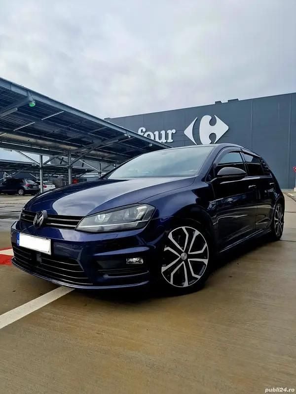 Albastru Utilizat 2017 VW Golf VII Highline Hatchback | 16.200 EUR (Scump) - Imagine 1/4