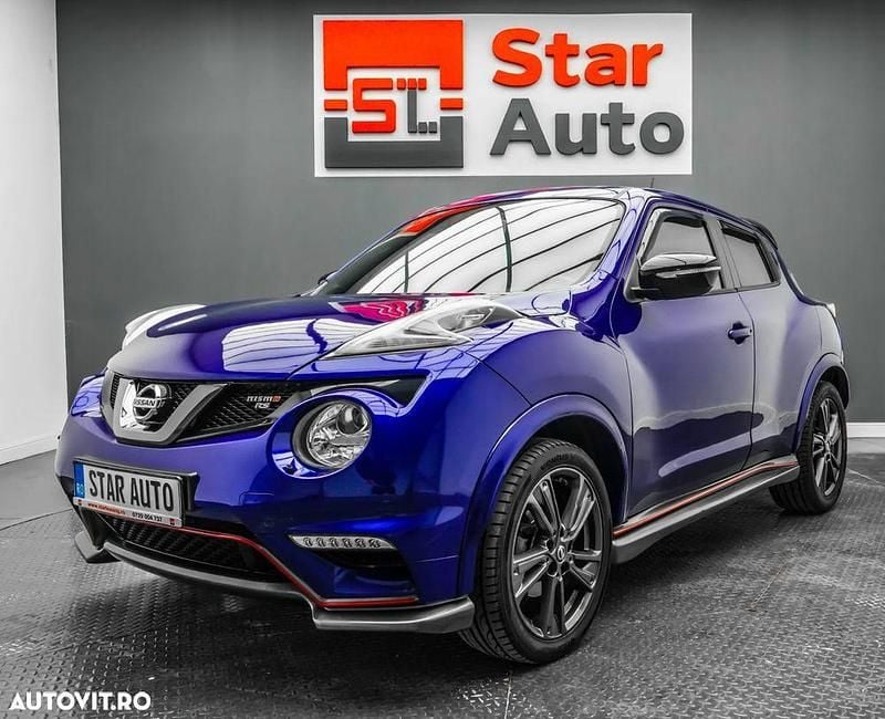 Culoarealbastru Utilizat 2015 Nissan Juke Tekna SUV | 7.790 EUR (Preț OK) - Imagine 1/4