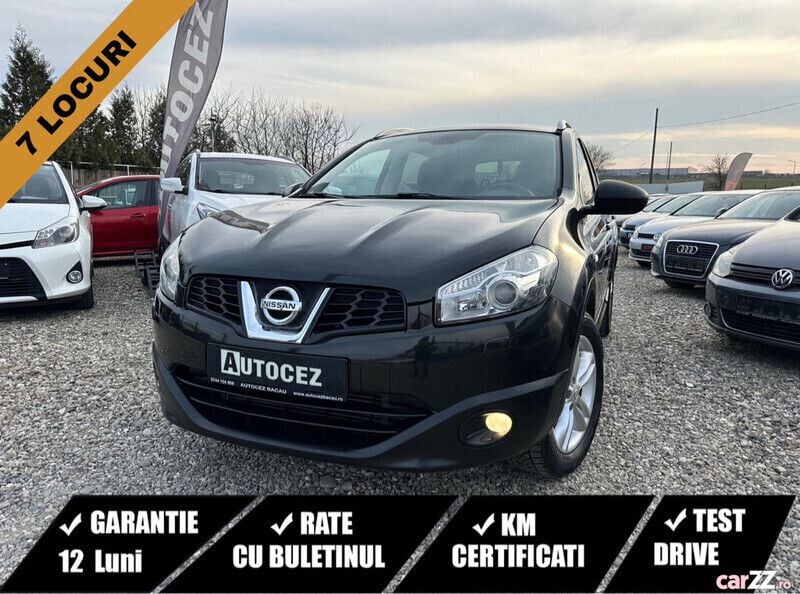 Negru Utilizat 2013 Nissan Qashqai SUV | 7.770 EUR (Preț bun) - Imagine 1/4