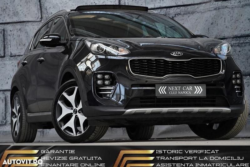 Culoarenegru Utilizat 2017 Kia Sportage GT-Line SUV | 16.950 EUR (Preț OK) - Imagine 1/4