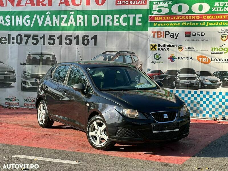 Negru Utilizat 2010 Seat Ibiza Berlinǎ | 3.999 EUR (Preț OK) - Imagine 1/4
