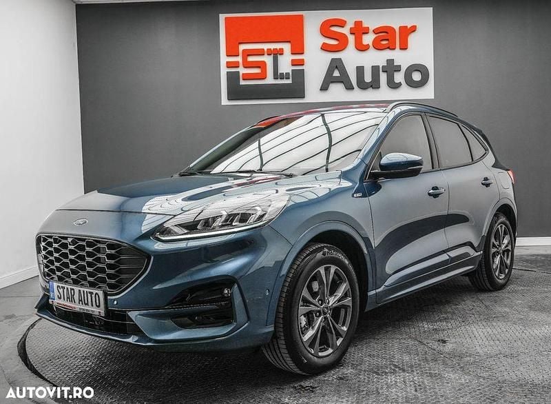 Culoarealbastru Utilizat 2021 Ford Kuga ST-Line SUV | 18.990 EUR (Preț OK) - Imagine 1/4