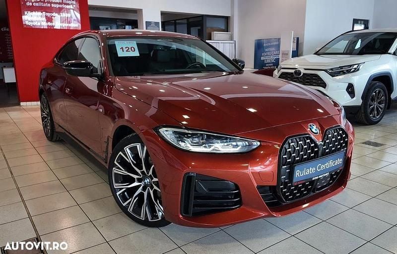 Portocaliu Utilizat 2023 BMW 420 Gran Coupé M Sport Coupe | 44.638 EUR (Scump) - Imagine 1/4