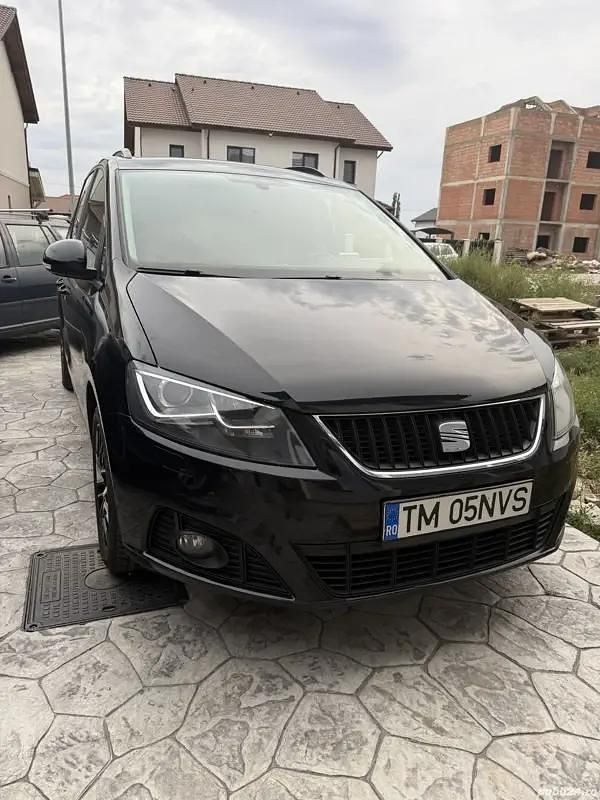 Negru Utilizat 2012 Seat Alhambra Monovolum | 8.300 EUR - Imagine 1/4