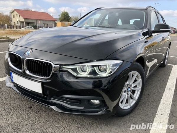 Negru Utilizat 2017 BMW 318 Sport Line Break | 15.388 EUR (Scump) - Imagine 1/4