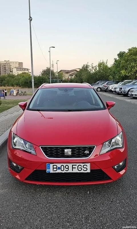 Rosu Utilizat 2014 Seat Leon FR Break | 7.850 EUR (Preț OK) - Imagine 1/4
