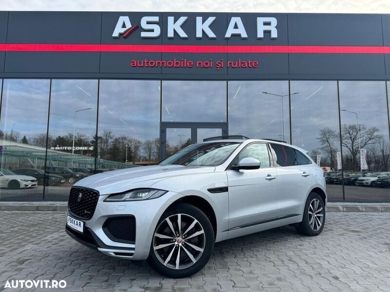 Argint Utilizat 2022 Jaguar F-Pace R-Dynamic SUV | 48.900 EUR - Imagine 1/4