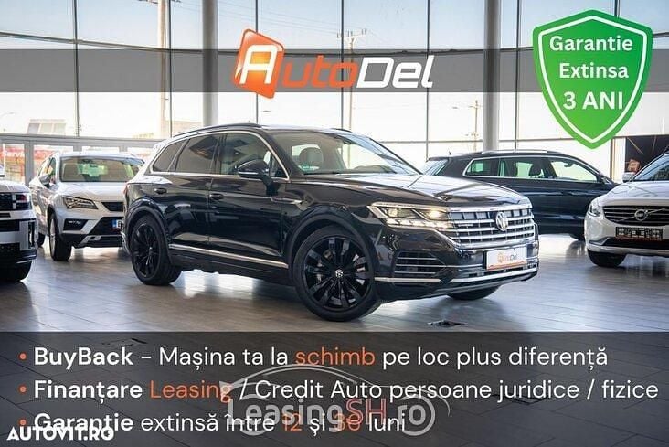 Negru Utilizat 2022 VW Touareg SUV | 51.998 EUR (Preț OK) - Imagine 1/4