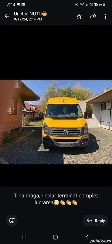 Second-hand VW Crafter 161 CP (118 kW) 2016 Van