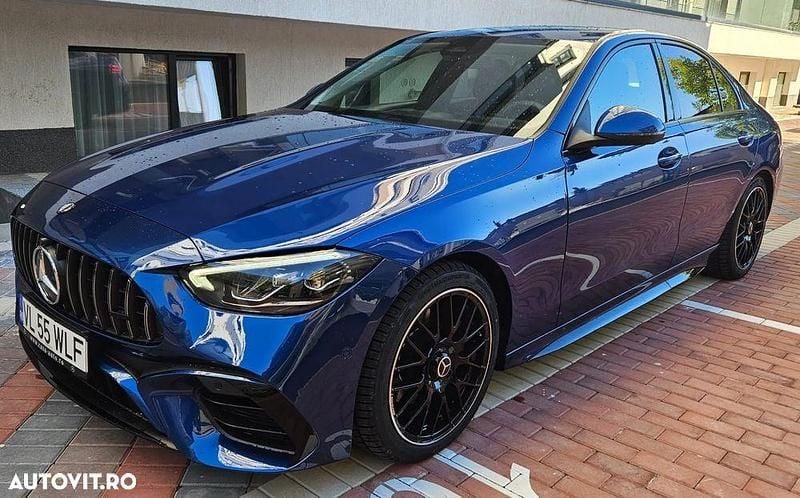 Culoarealbastru Utilizat 2023 Mercedes C200 Advanced Berlinǎ | 32.400 EUR (Puțin scump) - Imagine 1/4
