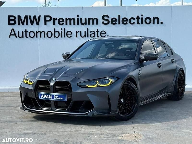 Negru Utilizat 2022 BMW M3 Competition Edition Berlinǎ | 80.876 EUR (Preț bun) - Imagine 1/4
