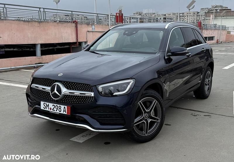 Culoarealbastru Utilizat 2021 Mercedes GLC300e AMG line Plus SUV | 33.850 EUR (Super Preț) - Imagine 1/4