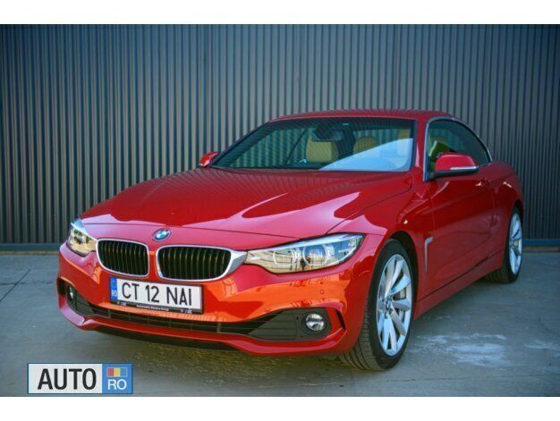 Rosu Utilizat 2017 BMW 430 Cabriolet Luxury Line Cabrio | 35.000 EUR - Imagine 1/4