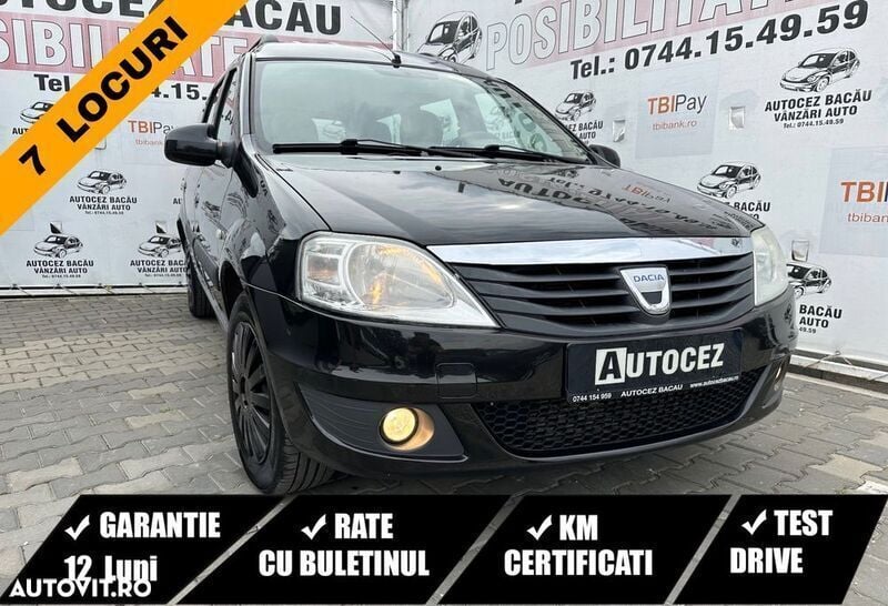 Negru Utilizat 2010 Dacia Logan MCV Ambiance Break | 4.990 EUR (Scump) - Imagine 1/4