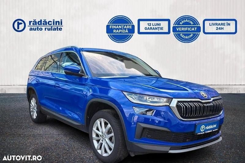 Albastru Utilizat 2022 Skoda Kodiaq Style SUV | 33.700 EUR (Puțin scump) - Imagine 1/4